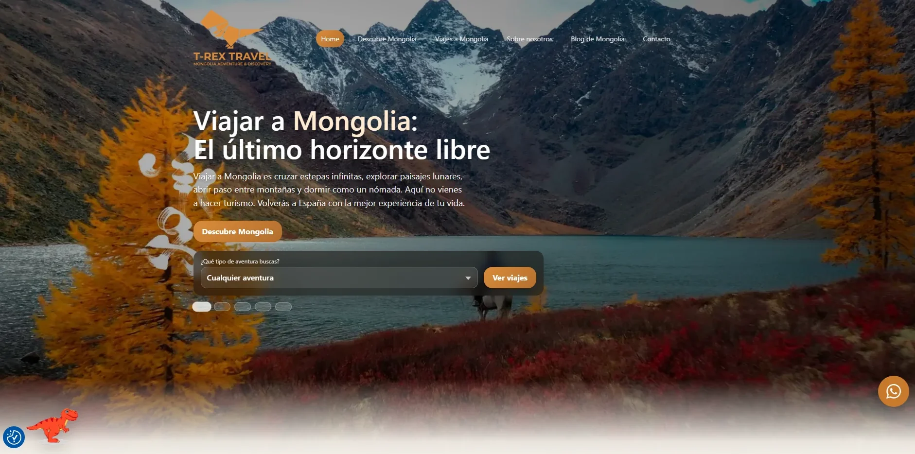 Proyecto real de T-Rex Travel
